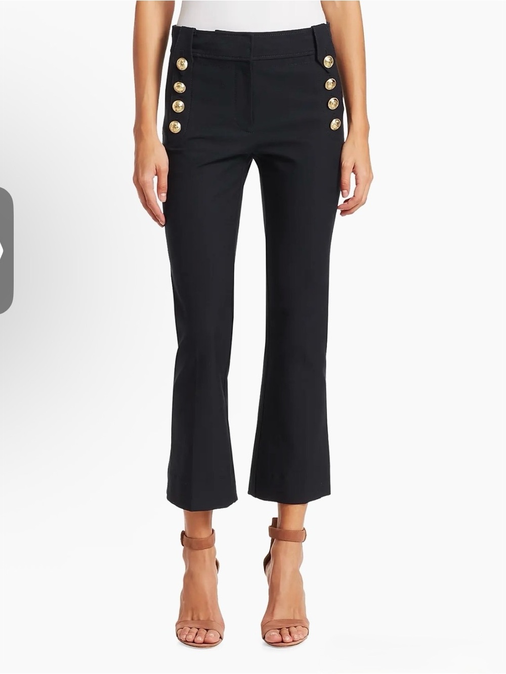 Derek Lam Robertson Crop Flare Pants - Blue in size 4